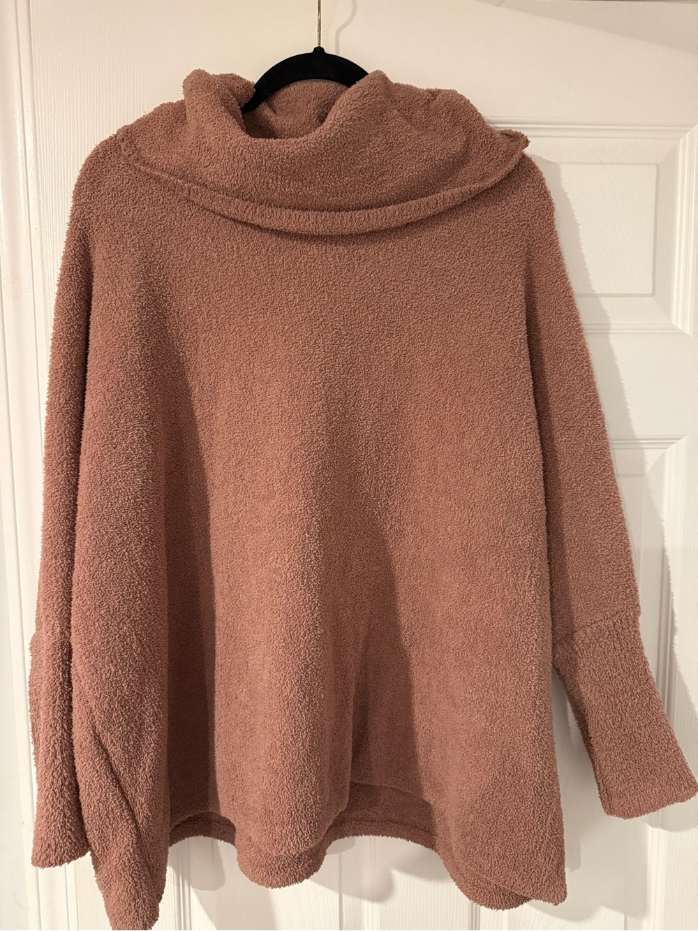 Jessica Simpson Plush Cowl Neck Sweater - Mauve